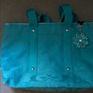 Blue Coach Purse— only worn once!!! $25 OBO
